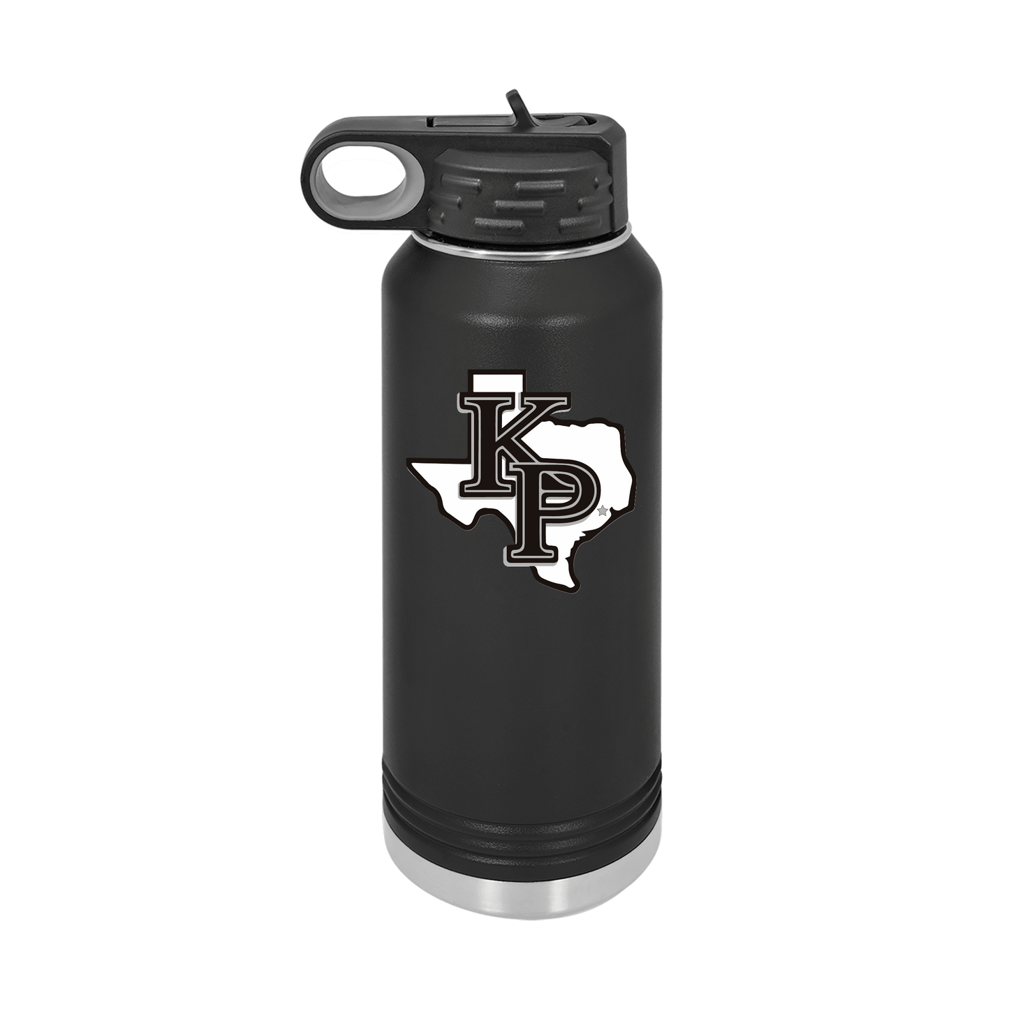 Polar Camel 32 oz. Black Water Bottle (Various Designs)