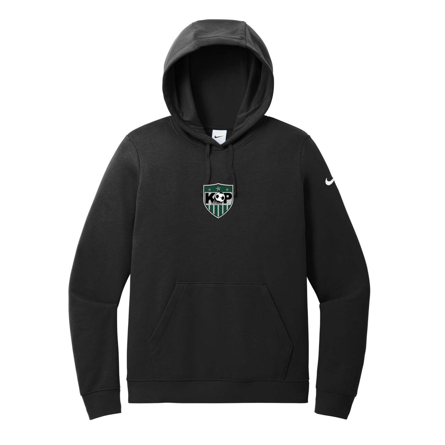 Nike Women's Club Fleece Sleeve Swoosh Pullover Hoodie - Soccer Shield