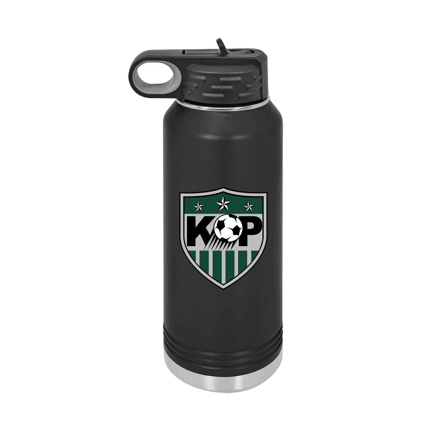 Polar Camel 32 oz. Black Water Bottle (Various Designs)
