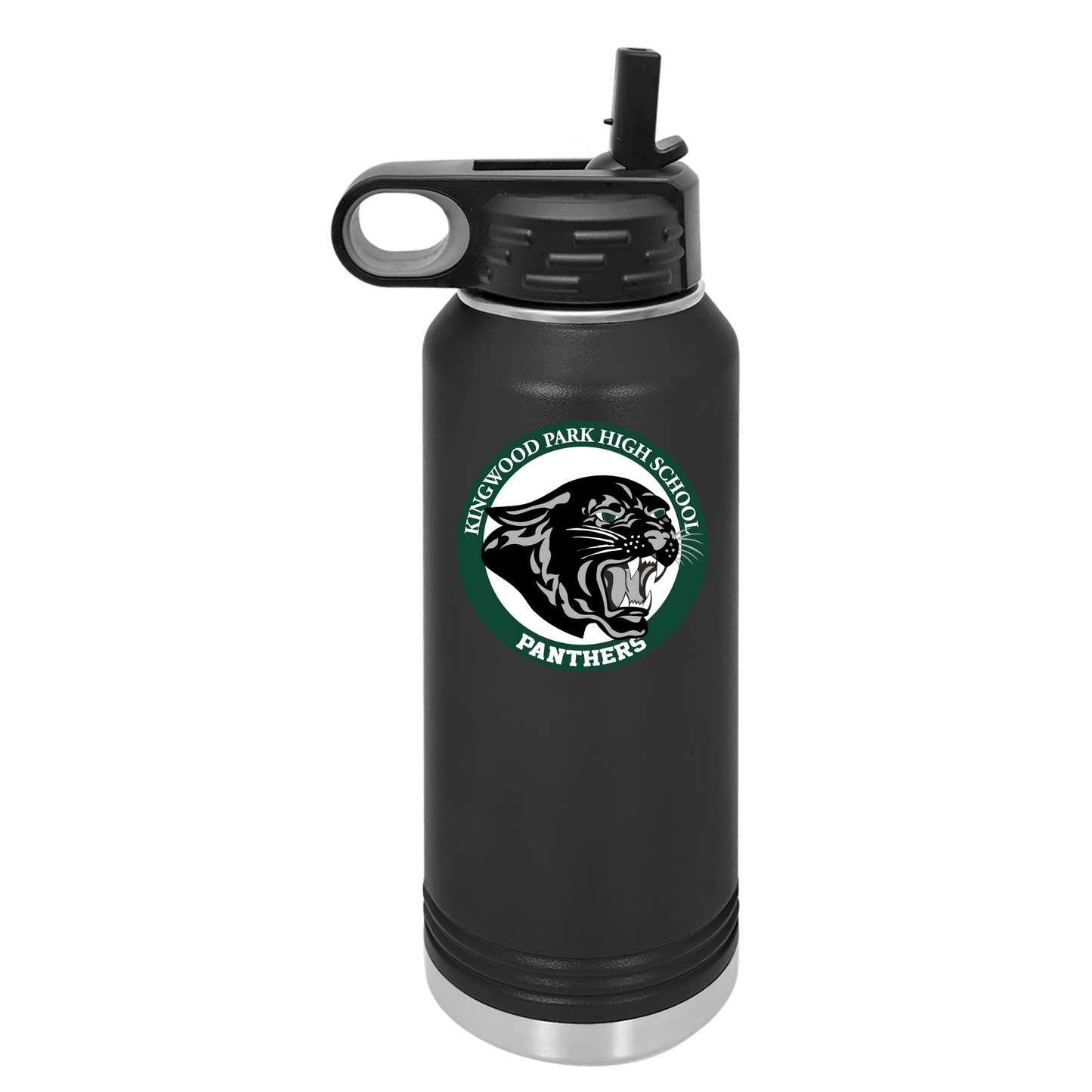 Polar Camel 40 oz. Black Water Bottle (Various Designs)