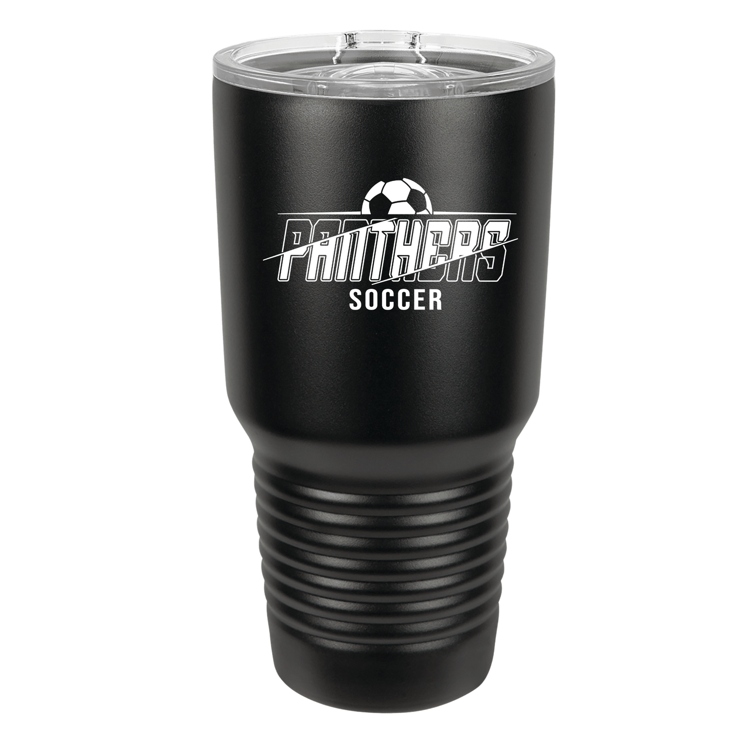 Polar Camel 30 oz. Stainless Steel Ringneck Tumbler with Slider Lid (Panther Soccer)