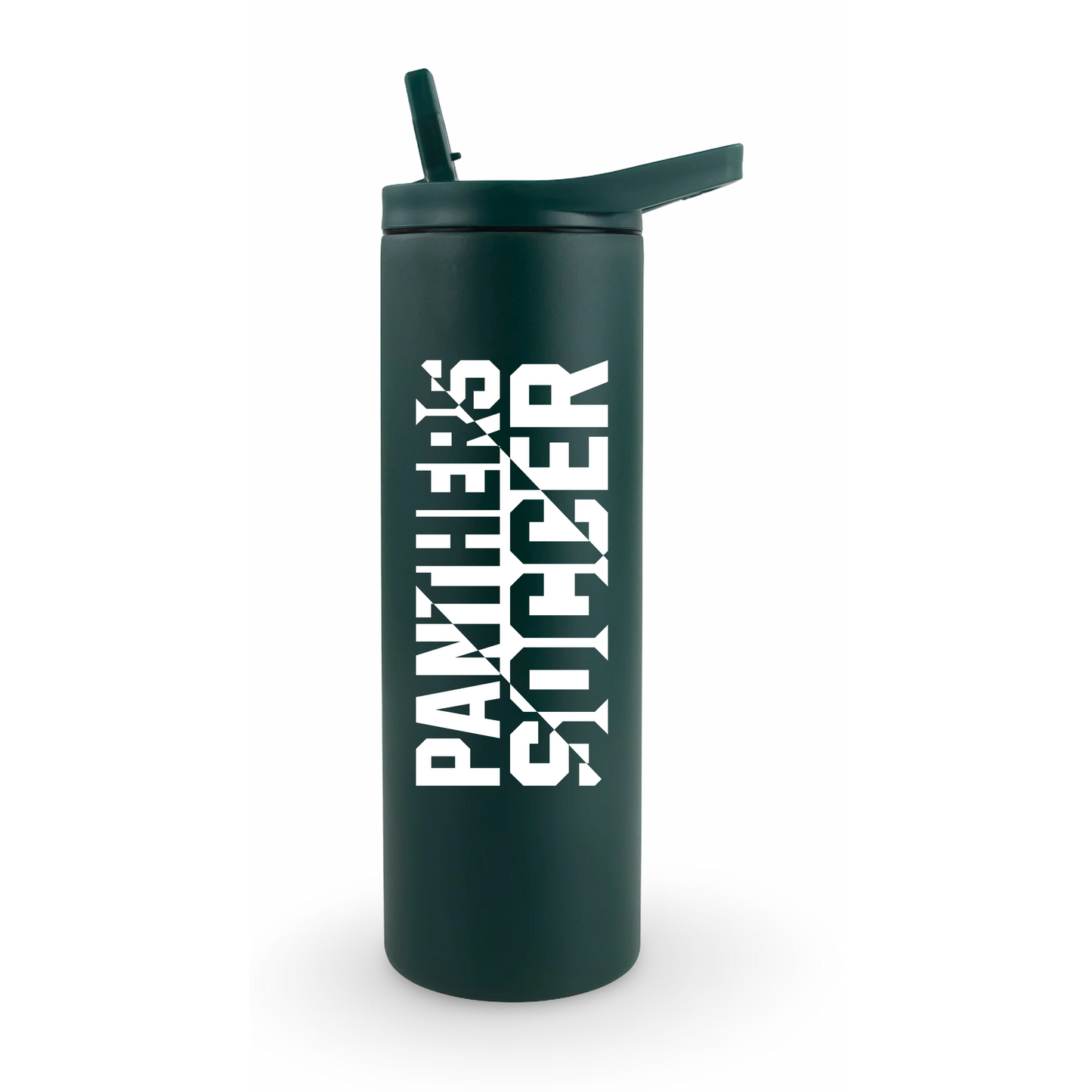 20oz Powder Coated Duo Skinny Tumbler in Forest Green (Various Designs)