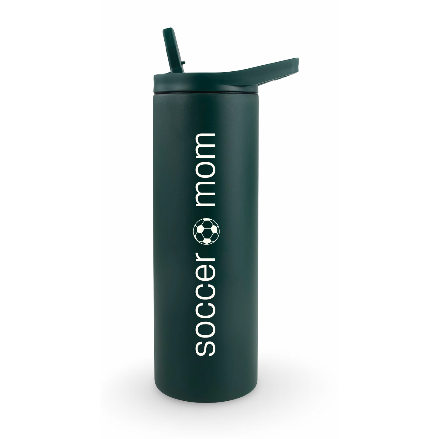 20oz Powder Coated Duo Skinny Tumbler in Forest Green (Various Designs)