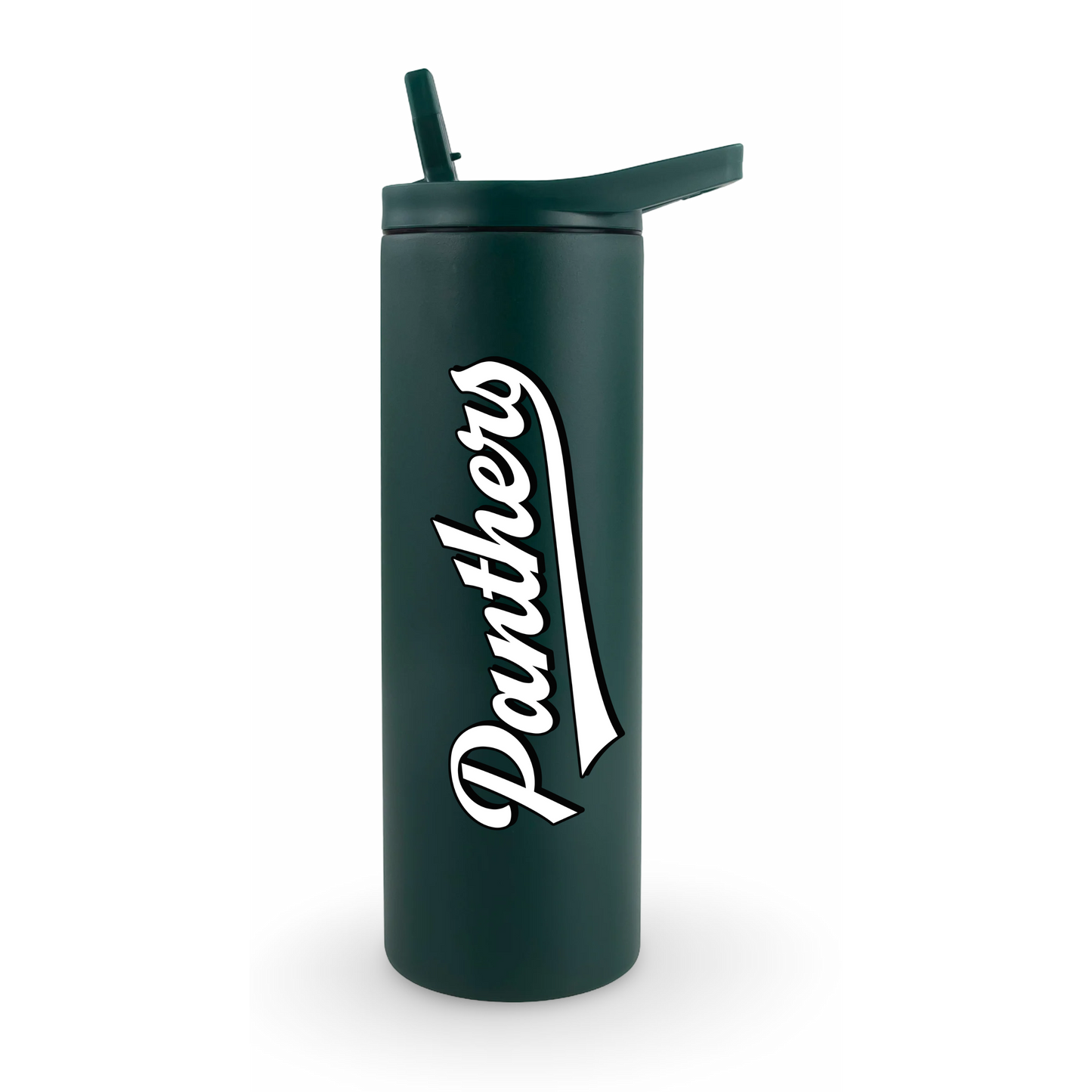 20oz Powder Coated Duo Skinny Tumbler in Forest Green (Various Designs)