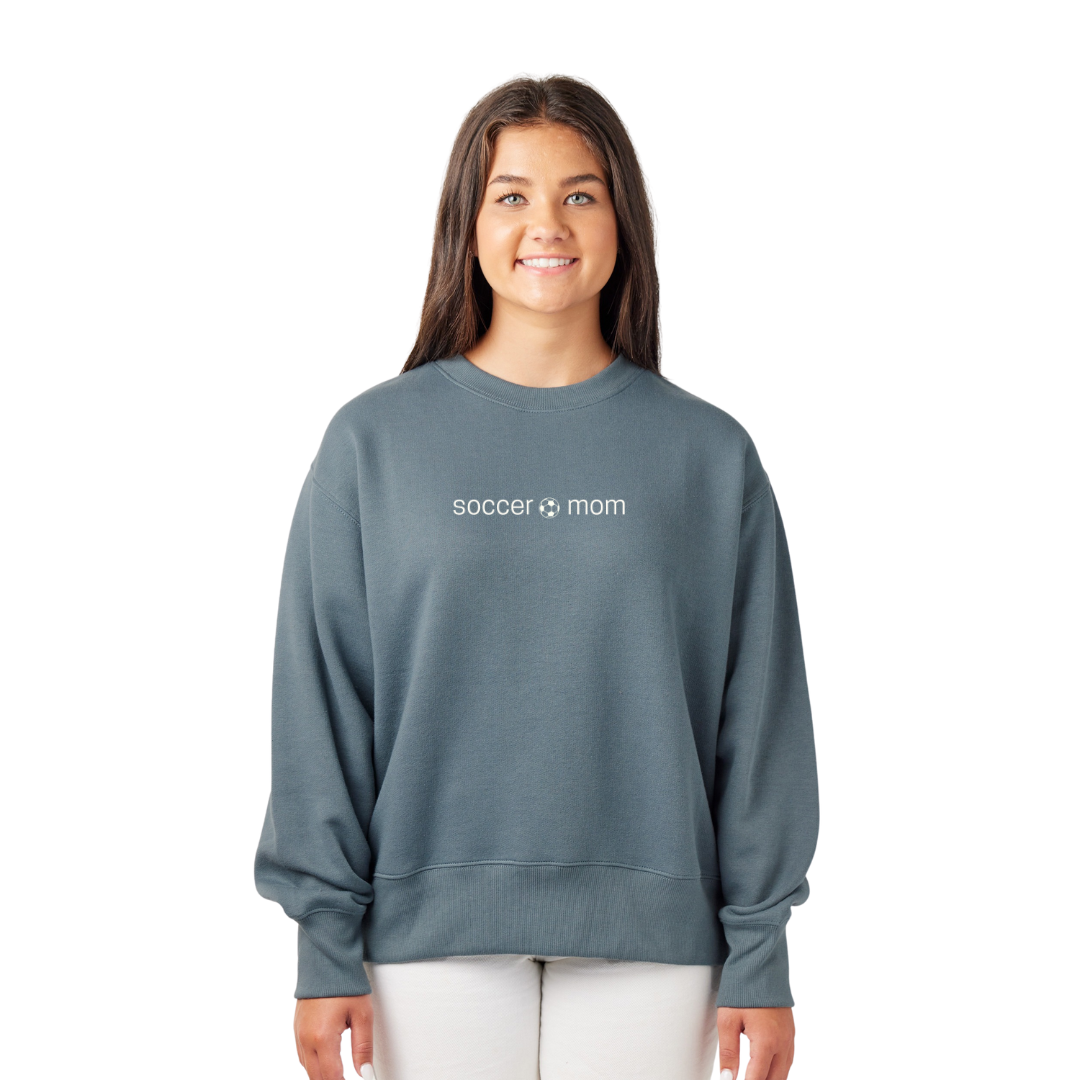 Soccer Mom (Enza®) Ladies Boxy Crew