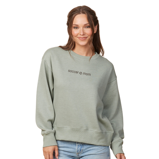 Soccer Mom (Enza®) Ladies Boxy Crew