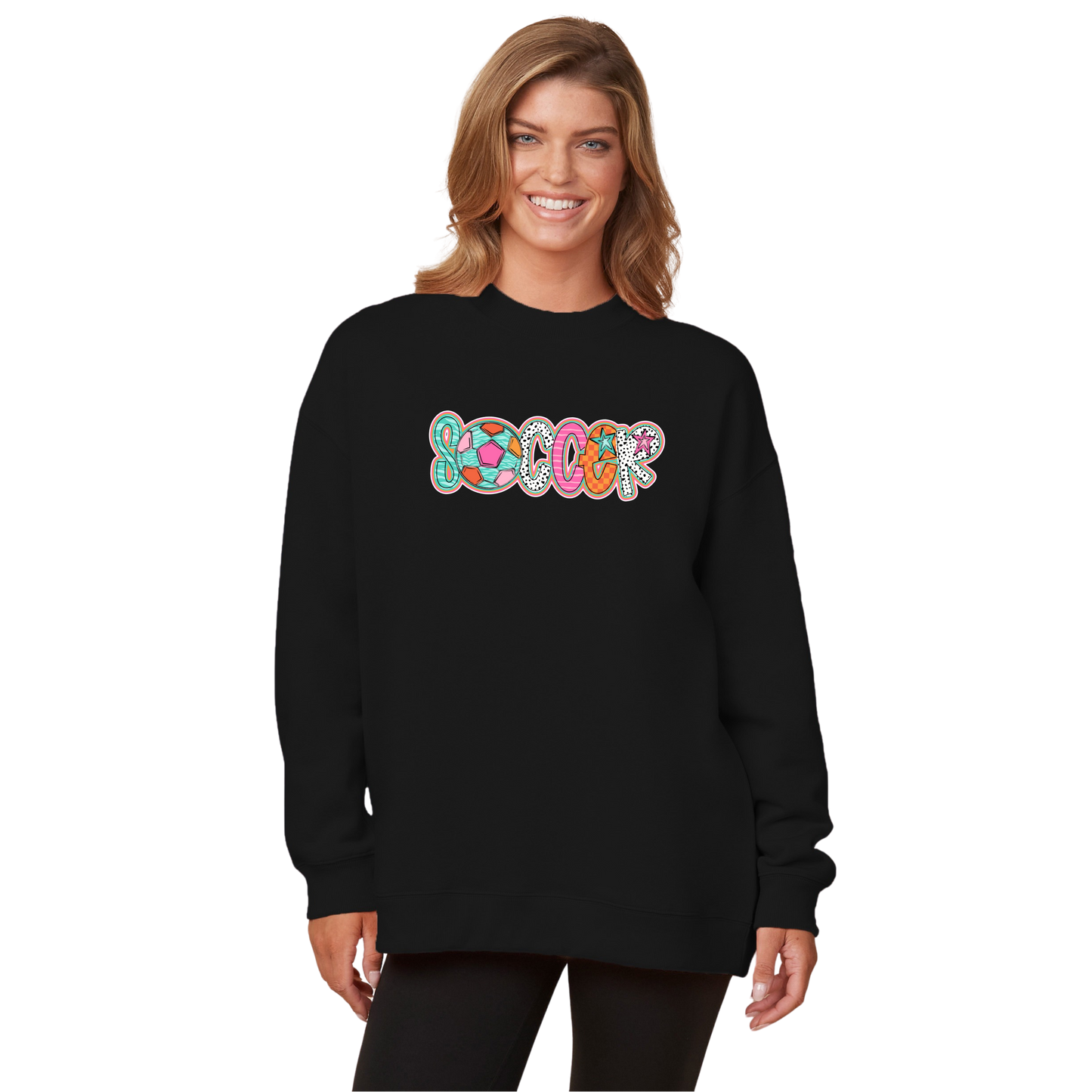 Enza Off Duty Boxy Crewneck - Soccer