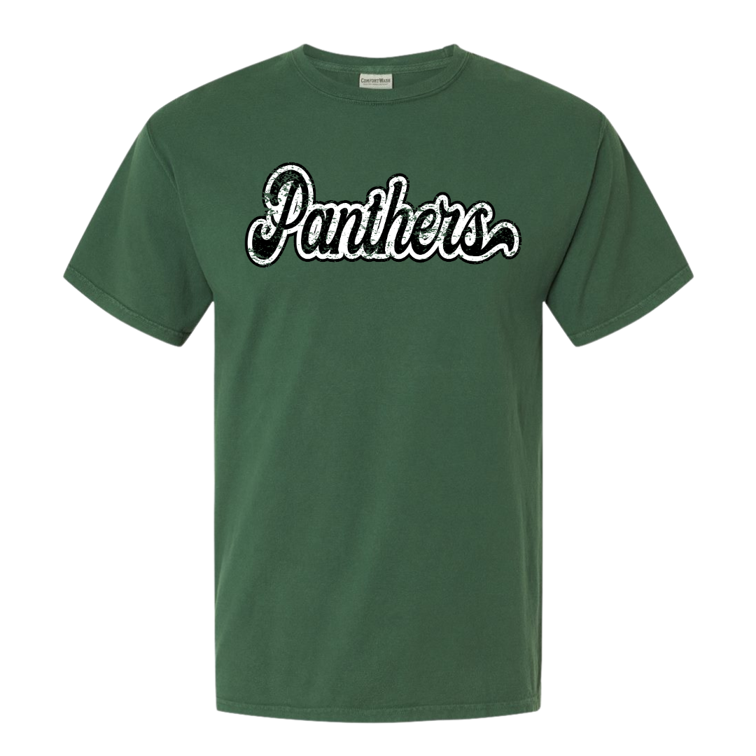 Distressed Panthers Tee by Comfort Wash