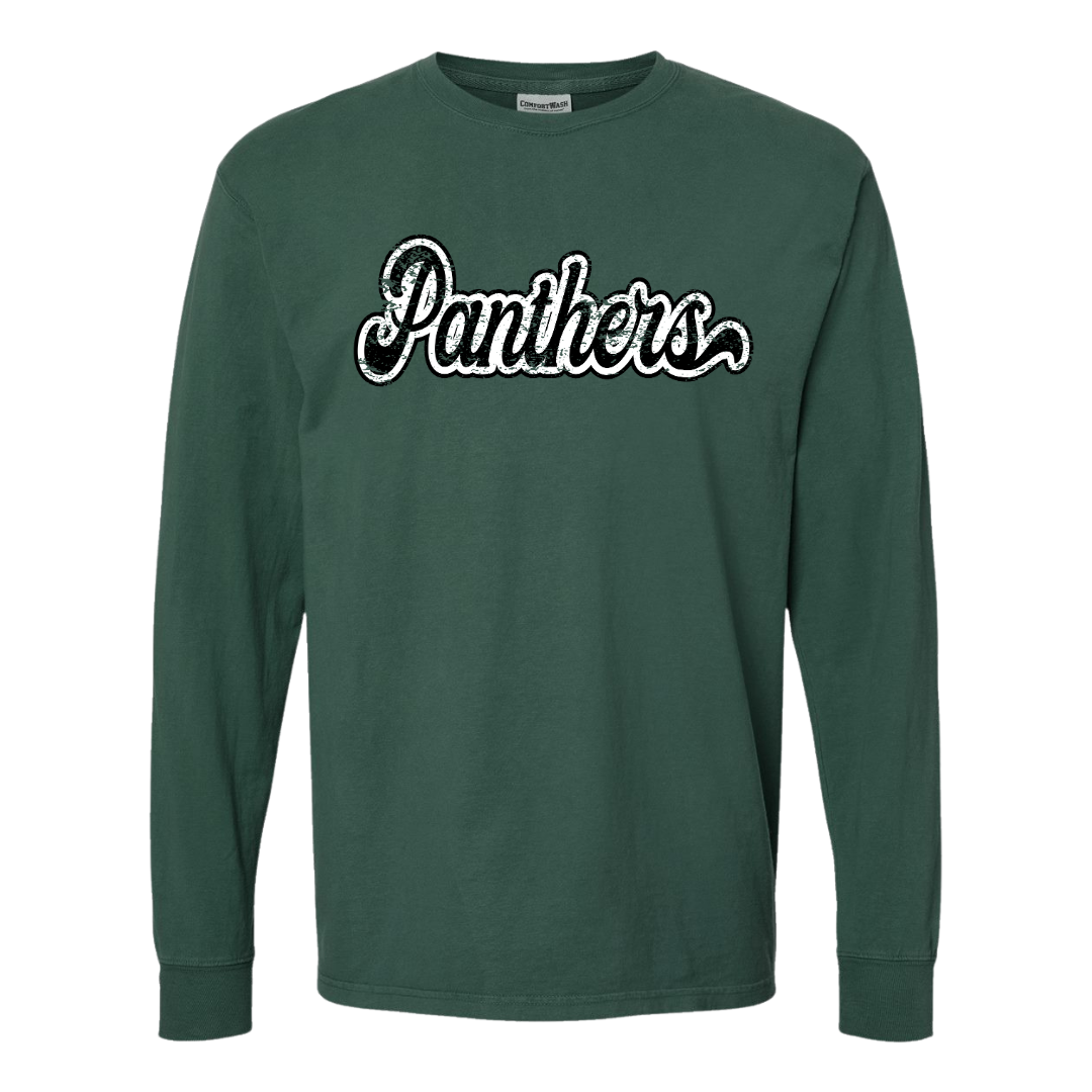 Distressed Panthers Tee by Comfort Wash