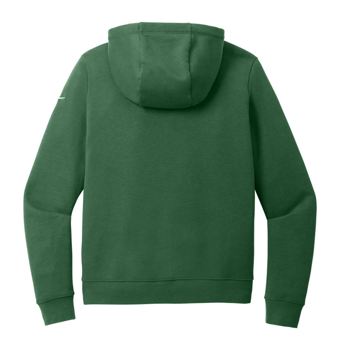 Nike Women's Club Fleece Sleeve Swoosh Pullover Hoodie -- KP TX logo