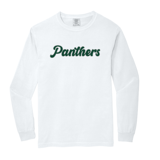 Comfort Colors Long Sleeve Panthers Shirt