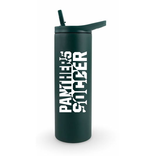 20oz Powder Coated Duo Skinny Tumbler in Forest Green (Various Designs)