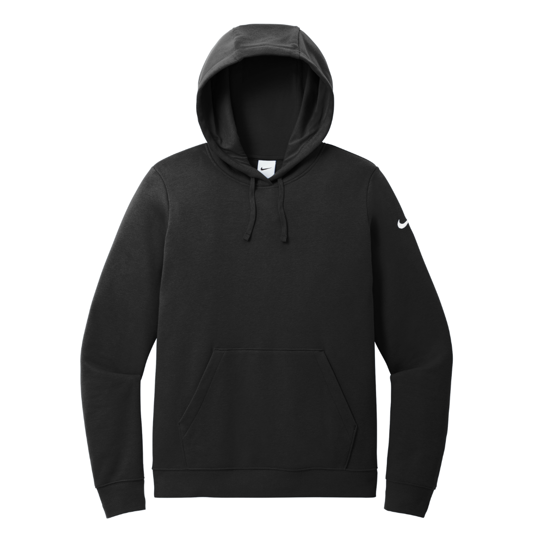 Nike Women's Club Fleece Sleeve Swoosh Pullover Hoodie
