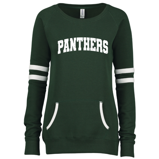 Enza® Ladies Varsity Fleece Crew Neck Pullover