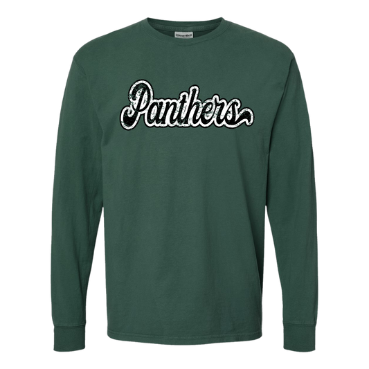 Distressed Panthers Tee by Comfort Wash