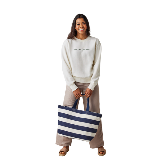 Soccer Mom (Enza®) Ladies Boxy Crew